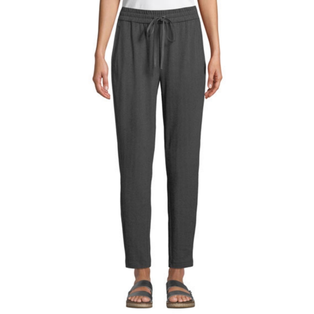 Eileen Fisher Herringbone Drawstring Pants
